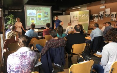 Estamos en el Curso de Protección Integrada orientada a la Arboricultura con Edith Mühlberger en Madrid