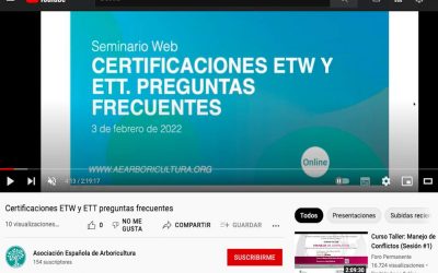 El Seminario web Certificaciones ETW y ETT preguntas frecuentes en Youtube