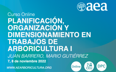 Curso online: PLANIFICACIÓN, ORGANIZACIÓN Y DIMENSIONAMIENTO EN TRABAJOS DE ARBORICULTURA I