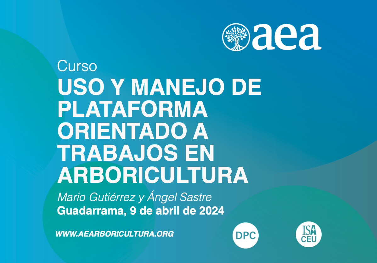 Cursos ETW: USO Y MANEJO DE PLATAFORMA ORIENTADO A TRABAJOS EN ARBORICULTURA 2024