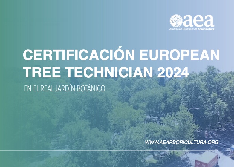Estamos en la Certificación European Tree Technician 2024 (ETT), en el Real Jardín Botánico