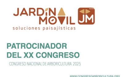 Jardín Movil, patrocinador del Congreso Nacional de Arboricultura 2025