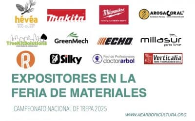 Stands en la Feria de Materiales del Campeonato Nacional de Trepa 2025