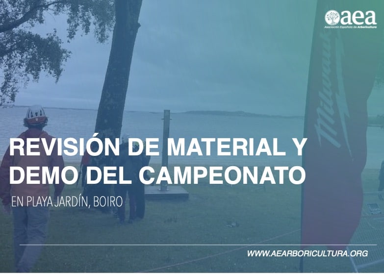 Demostración de las pruebas y revisión de material del Campeonato Nacional de Trepa 2025 en Boiro