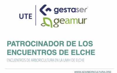 UTE Jardines UMH, patrocinador de los Encuentros de Arboricultura en Elche 2025