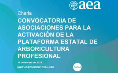 Charla gratuita: Convocatoria de asociaciones para la activación de la Plataforma Estatal de Arboricultura Profesional
