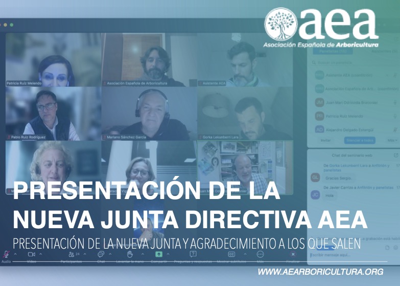 Presentación de la nueva junta directiva de la Asociación Española de Arboricultura