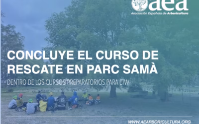 Concluye el curso preparatorio ETW ‘TÉCNICAS DE RESCATE EN ALTURA ORIENTADO A TRABAJOS EN ARBORICULTURA.2026’