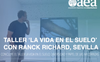 Concluye el TALLER: LA VIDA EN EL SUELO. DIVERSIDAD Y PAPEL DE LAS MICORRIZAS, APLICACIONES EN EL DISEÑO Y LA GESTIÓN, con FRANCK RICHARD