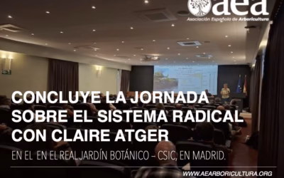 Concluye la jornada ‘El sistema radical. Comprender, observar e interpretar para una gestión responsable del árbol’, con Claire Atger