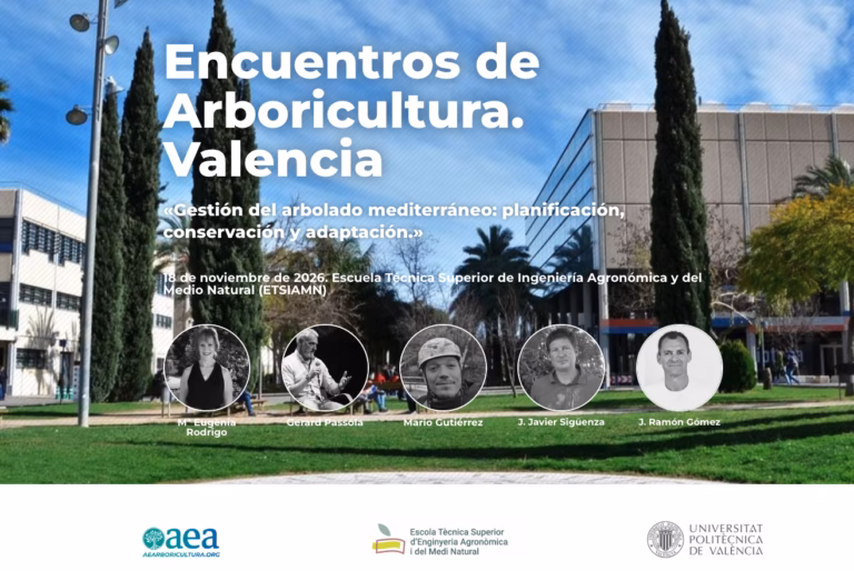 Patrocina los Encuentros de Arboricultura – VALENCIA 2026